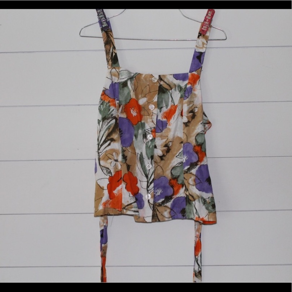 Floral tank top